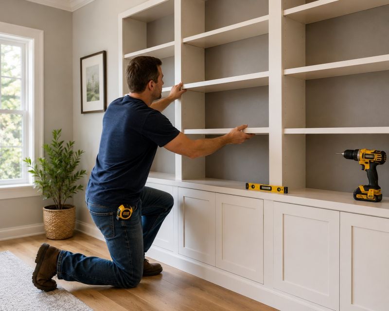 Bookcase Construction in Winston Salem, NC