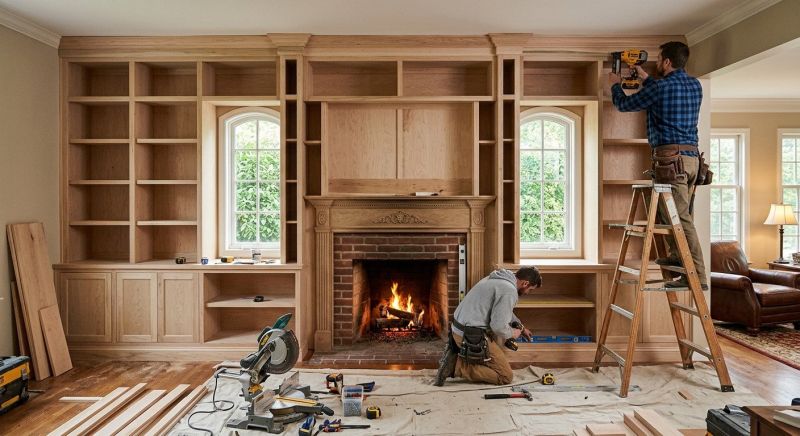 Fireplace Built Ins Installation in Woodbridge, VA