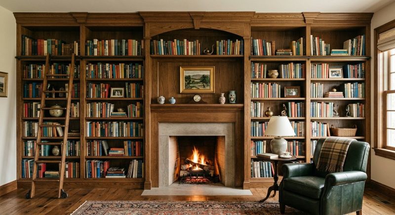 Fireplace Shelves Installation in Alexandria, VA