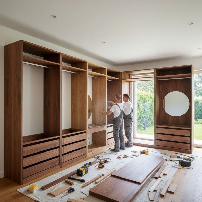 Built In Bookcase Installation in Frederick, MD